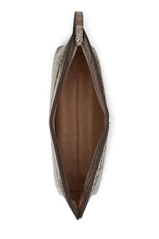 Doplnky Kožená listová kabelka Lauren Ralph Lauren 432969466 hnedá