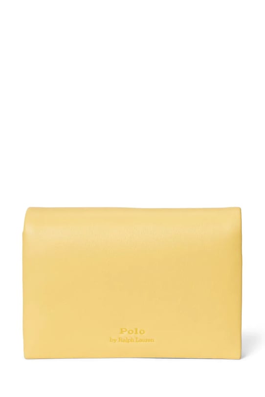 Кожаный кошелек Polo Ralph Lauren 427971201 жёлтый AW25