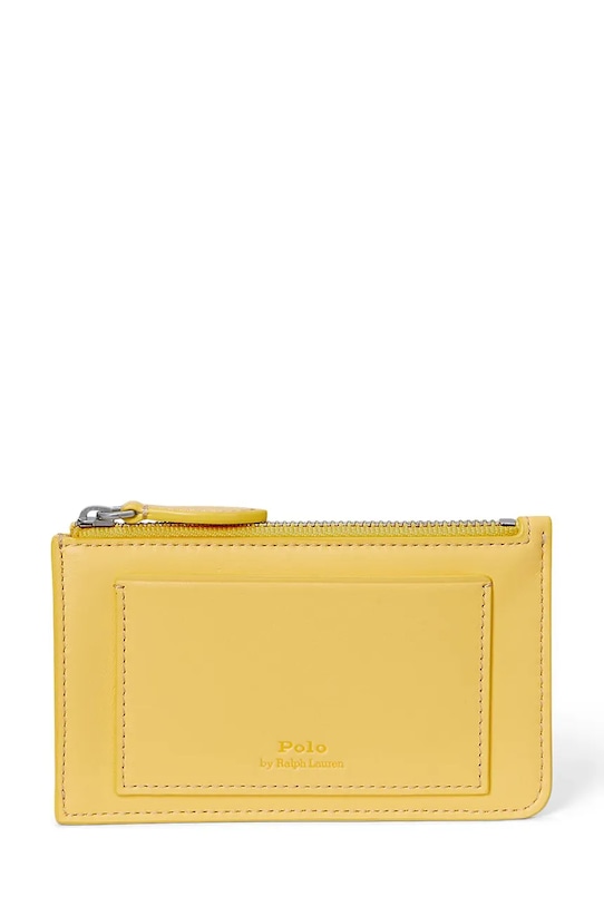 Кожаный кошелек Polo Ralph Lauren 427973075 жёлтый AW25