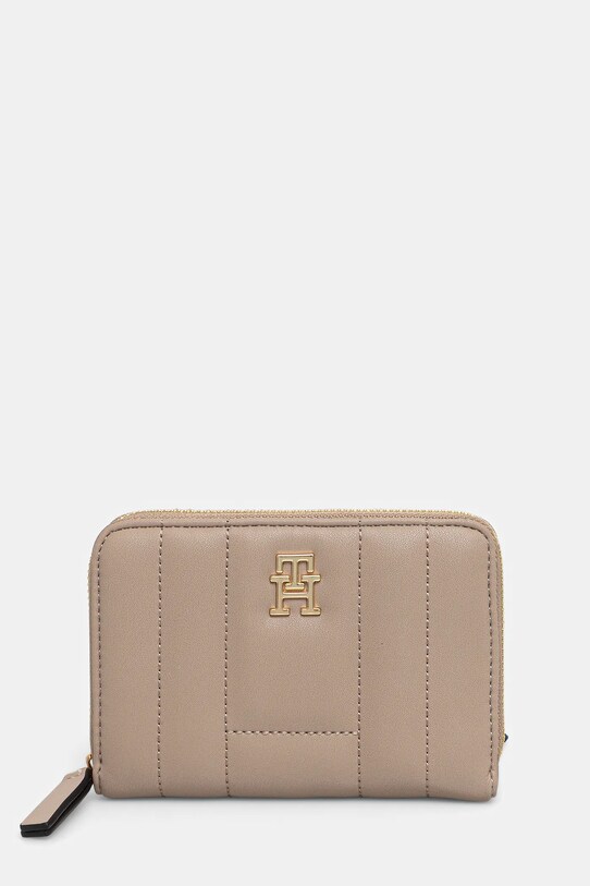 Кошелек Tommy Hilfiger имитация натуральной кожи бежевый AW0AW17476