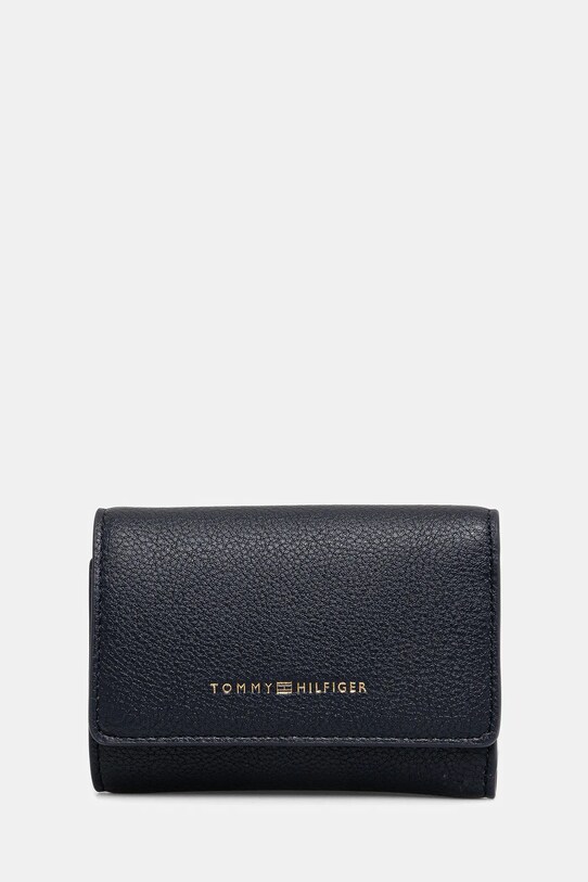 Tommy Hilfiger portfel imitacja skóry licowej granatowy AW0AW17477