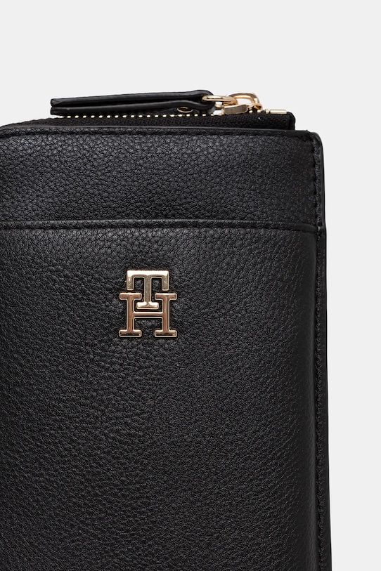Πορτοφόλι Tommy Hilfiger μαύρο AW0AW17512