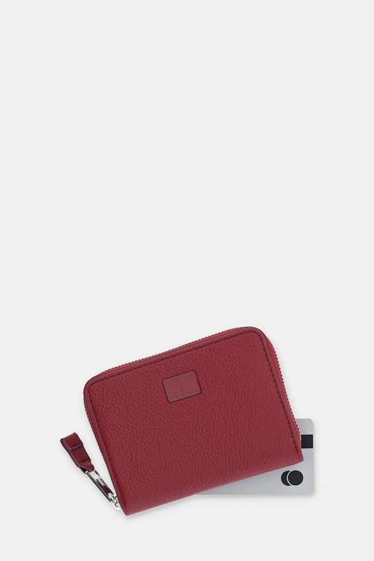 Tommy Jeans portfel bordowy AW0AW17584