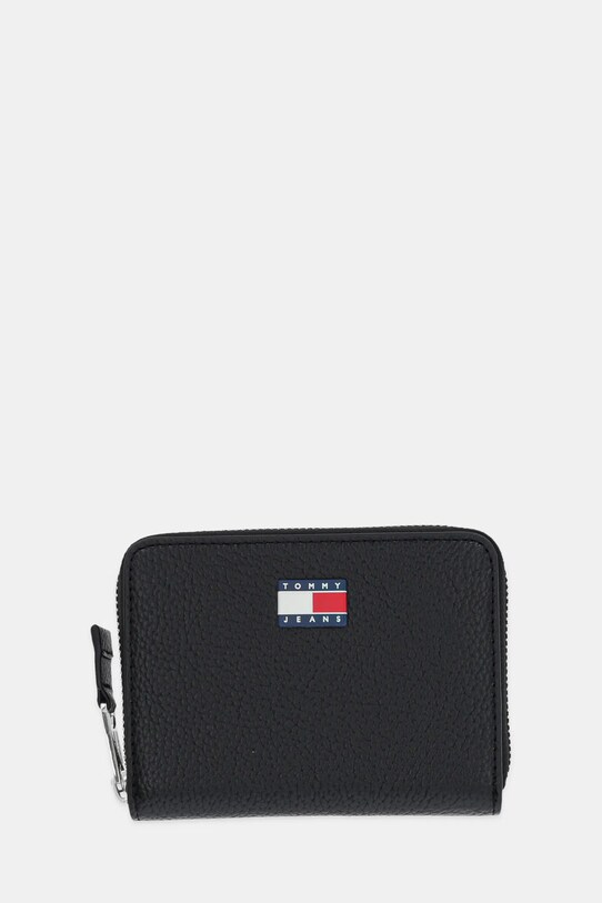 Tommy Jeans portfel imitacja skóry licowej czarny AW0AW17584