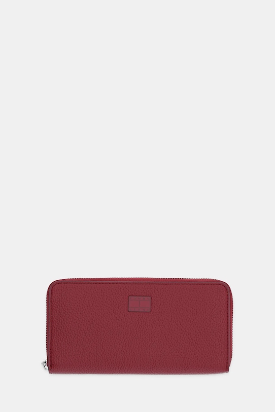 Peňaženka Tommy Jeans imitácia kože burgundské AW0AW17585