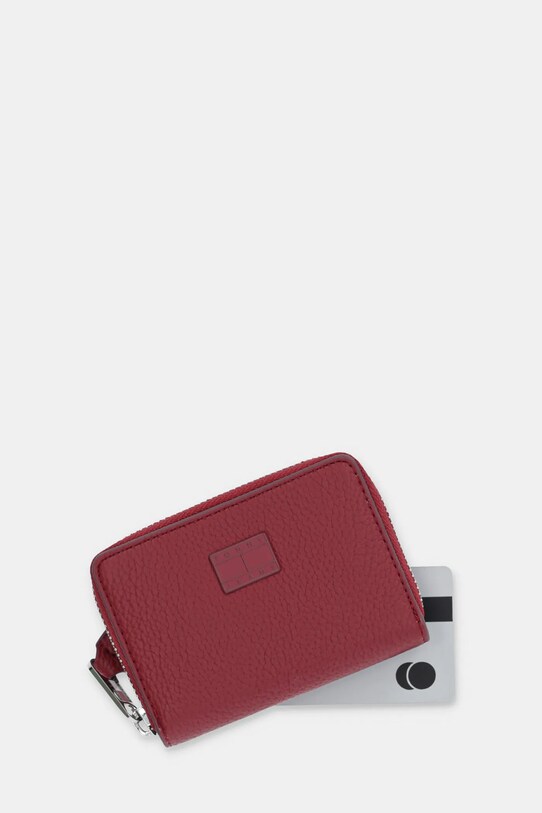 Tommy Jeans portofel burgundia AW0AW17642