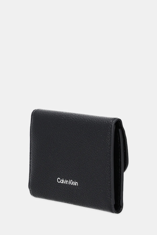 Kožené puzdro na karty Calvin Klein LV04F1062G čierna AW25