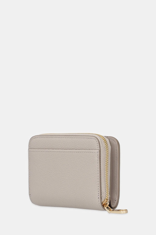 Шкіряний гаманець Calvin Klein LV04F1064G бежевий AW25