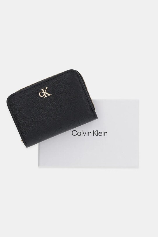 Calvin Klein portfel skórzany LV04F1064G czarny