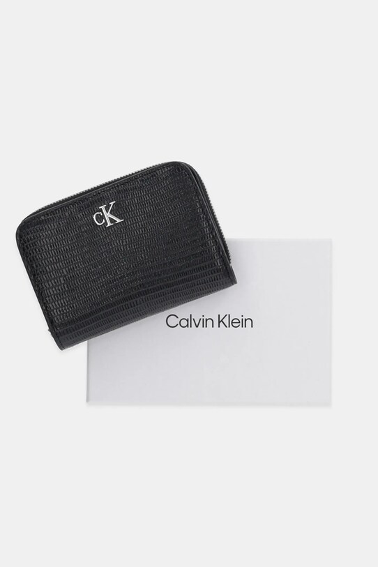 Calvin Klein portfel skórzany LV04F1067G czarny