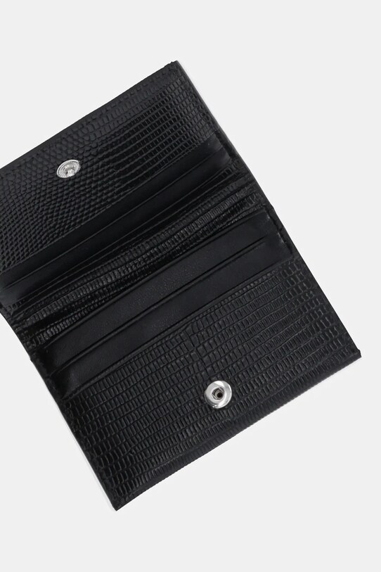 Akcesoria Calvin Klein etui na karty skórzane LV04F1068G czarny