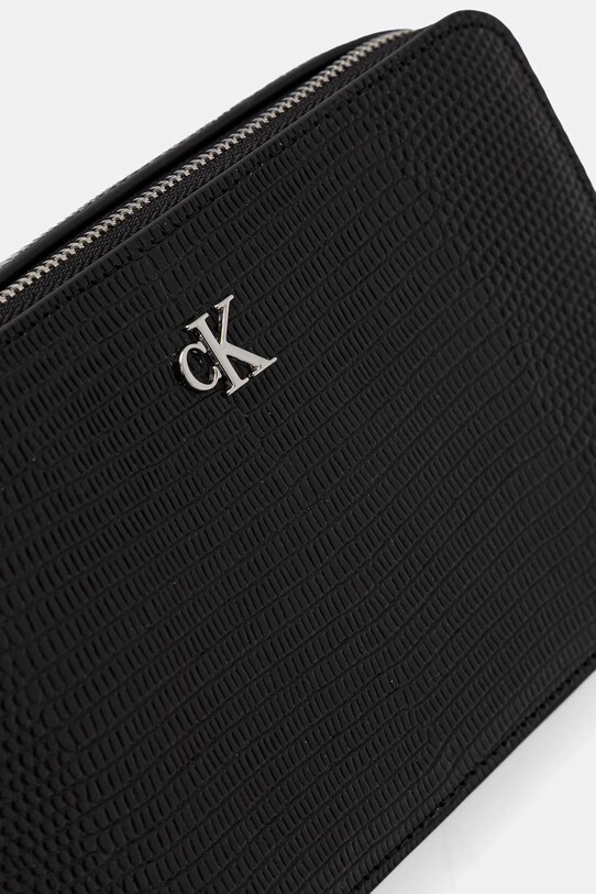 Шкіряна сумка Calvin Klein чорний LV04F1071G
