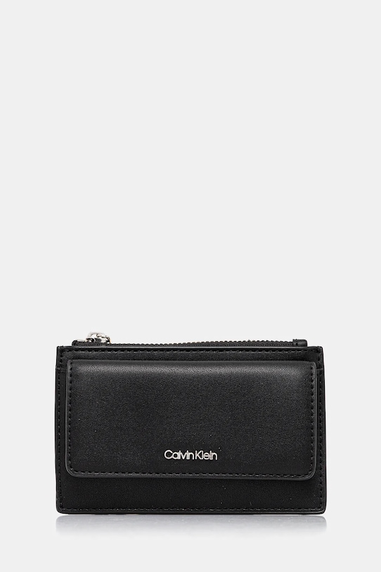 Peňaženka Calvin Klein imitácia kože čierna LV04F1028G