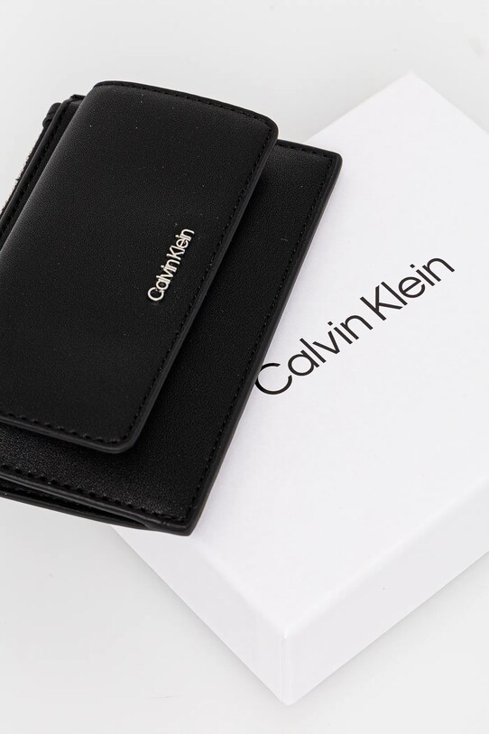 Calvin Klein portfel czarny LV04F1028G