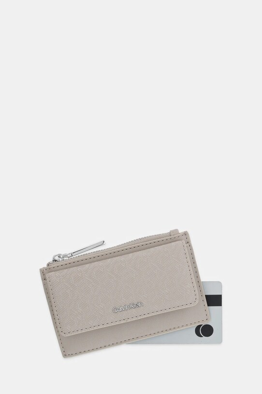 Akcesoria Calvin Klein portfel LV04F1036G beżowy