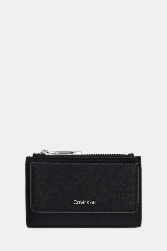 Calvin Klein portfel syntetyczny czarny LV04F1036G
