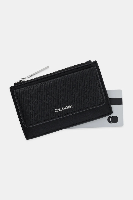 Calvin Klein portfel czarny LV04F1036G