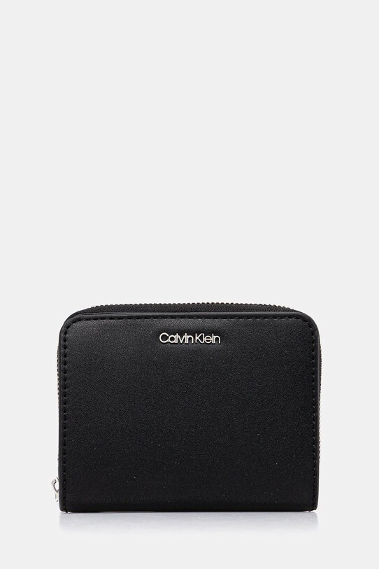 Calvin Klein portfel imitacja skóry licowej czarny LV04F1029G