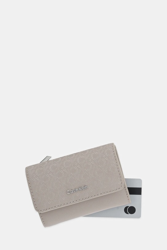 Akcesoria Calvin Klein portfel LV04F1038G beżowy