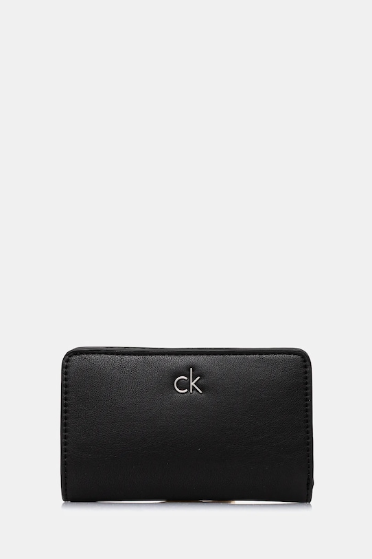 Calvin Klein portafoglio semplice nero LV04F1033G