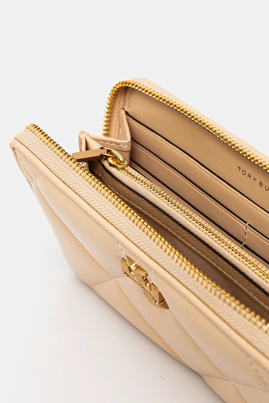 Αξεσουάρ Δερμάτινο πορτοφόλι Tory Burch Kira Diamond Quilt 154989.700 μπεζ