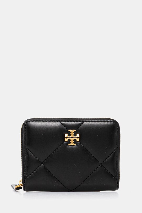 Tory Burch portfel skórzany Kira Diamond Quilt skóra licowa czarny 159791.001