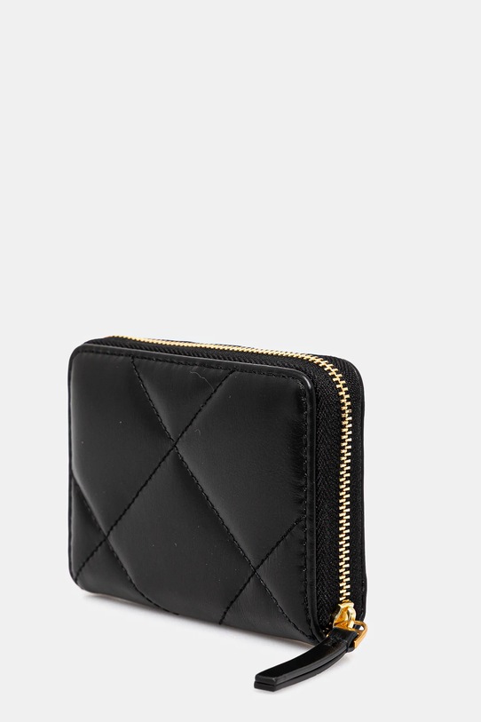 Tory Burch portofel de piele Kira Diamond Quilt 159791.001 negru AW25