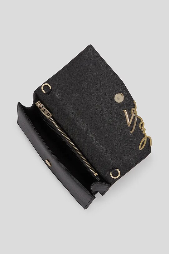 Шкіряний гаманець Karl Lagerfeld K/SIGNATURE A3W32021 чорний