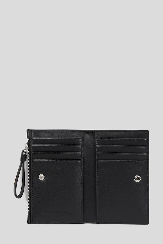 Accesorii Karl Lagerfeld portofel K/CIRCLE A3W32025 negru