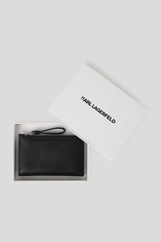 Karl Lagerfeld portfel czarny A3W32025