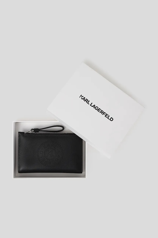 Karl Lagerfeld portofel K/CIRCLE negru A3W32025