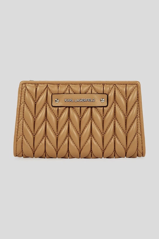 Karl Lagerfeld portofel K/WEAVE imitatie de piele maro A3W32037