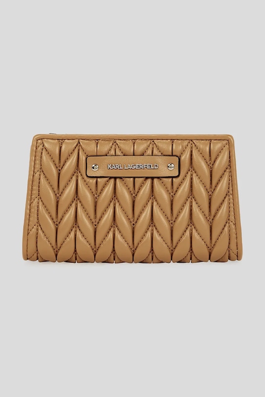 Karl Lagerfeld portofel K/WEAVE imitatie de piele maro A3W32037