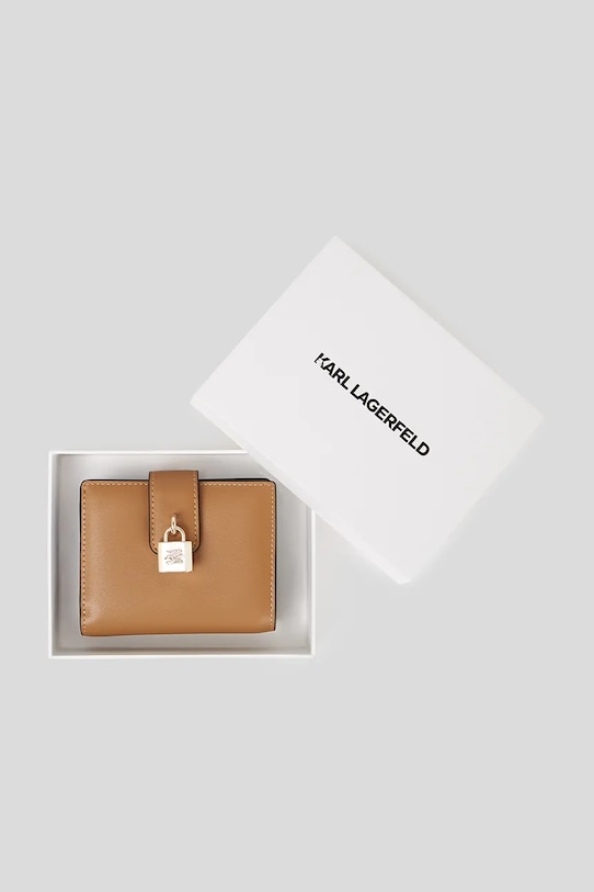 Karl Lagerfeld portafoglio marrone A3W32039