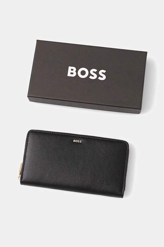 BOSS portofel de piele negru 50548208