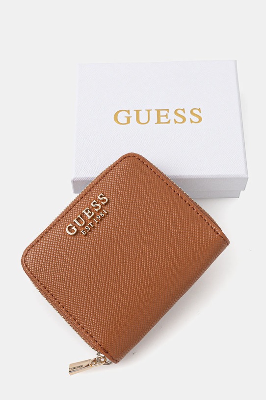 Peněženka Guess LAUREL hnědá SWZG74.59137