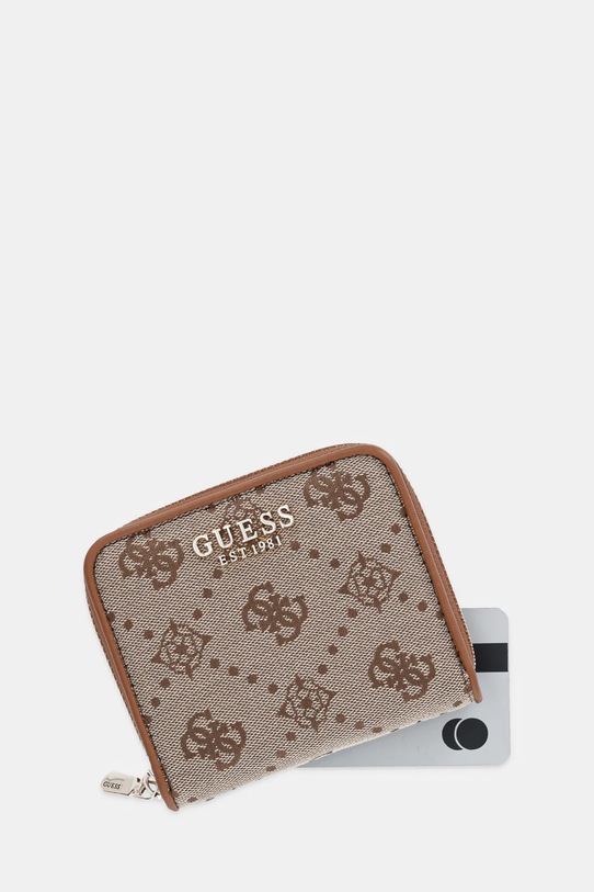 Αξεσουάρ Πορτοφόλι Guess NEDA SWJP96.54137 μπεζ