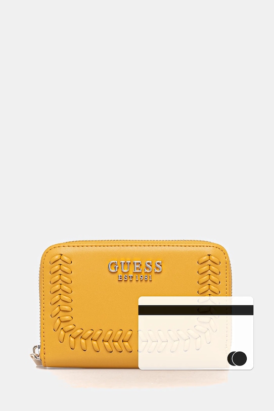 Guess portfel TATUM SWNG96.67140 żółty