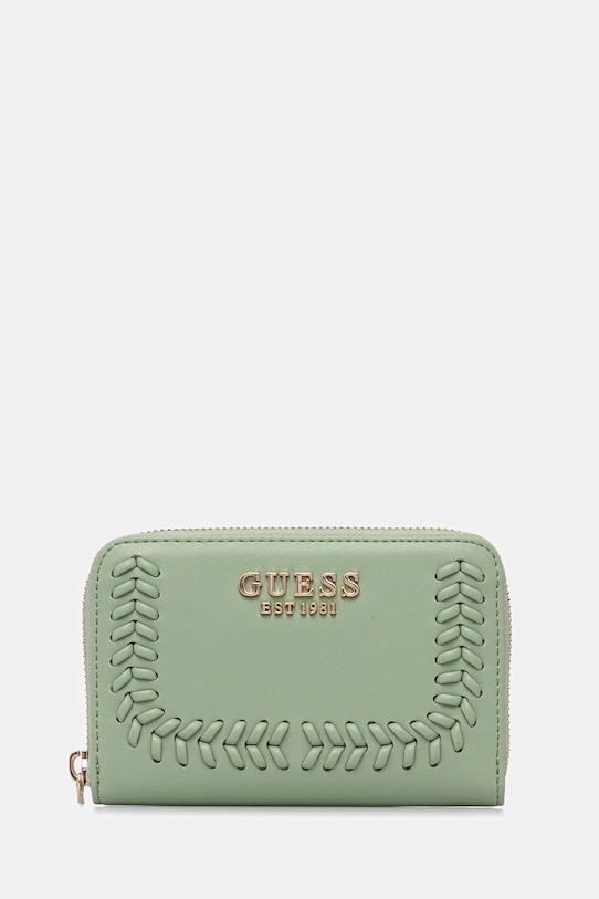 Гаманець Guess TATUM імітація лицьової шкіри зелений SWNG96.67140