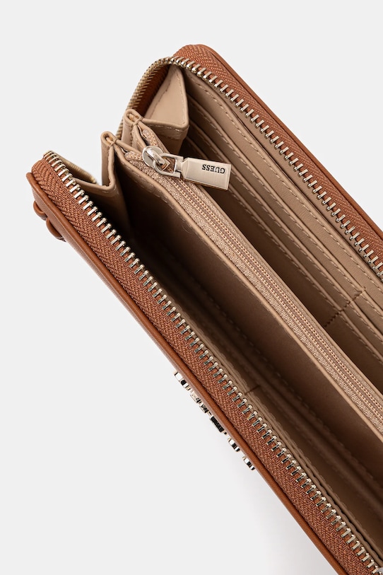 Akcesoria Guess portfel TATUM SWNG96.67146 brązowy