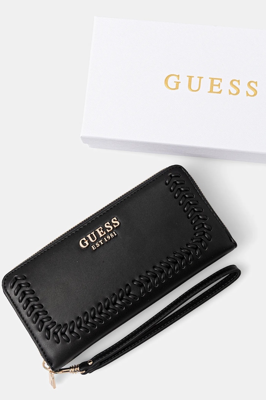 Guess portofel TATUM negru SWNG96.67146