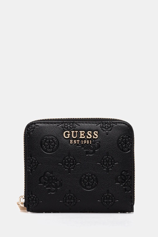 Πορτοφόλι Guess PHOEBE λεπτό μοτίβο μαύρο SWPD96.65137