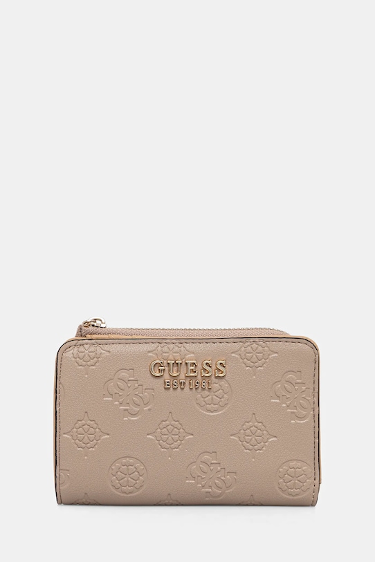 Guess portfel PHOEBE imitacja skóry licowej beżowy SWPD96.65156