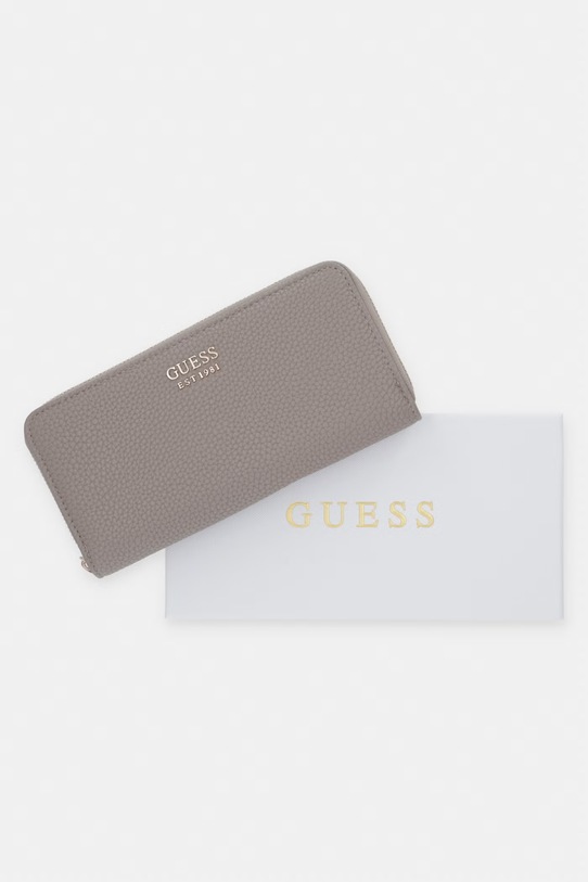 Guess portfel BRENTON SWPG96.48146 beżowy