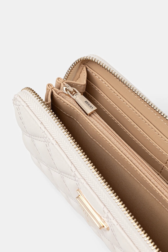 Akcesoria Guess portfel GIULLY SWQG96.73146 beżowy