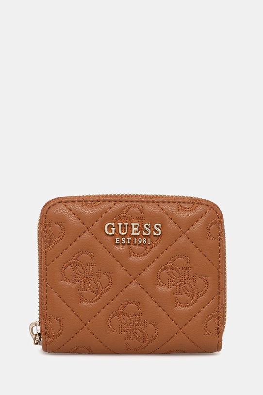 Peněženka Guess ADELASIA imitace kůže hnědá SWQL96.58137