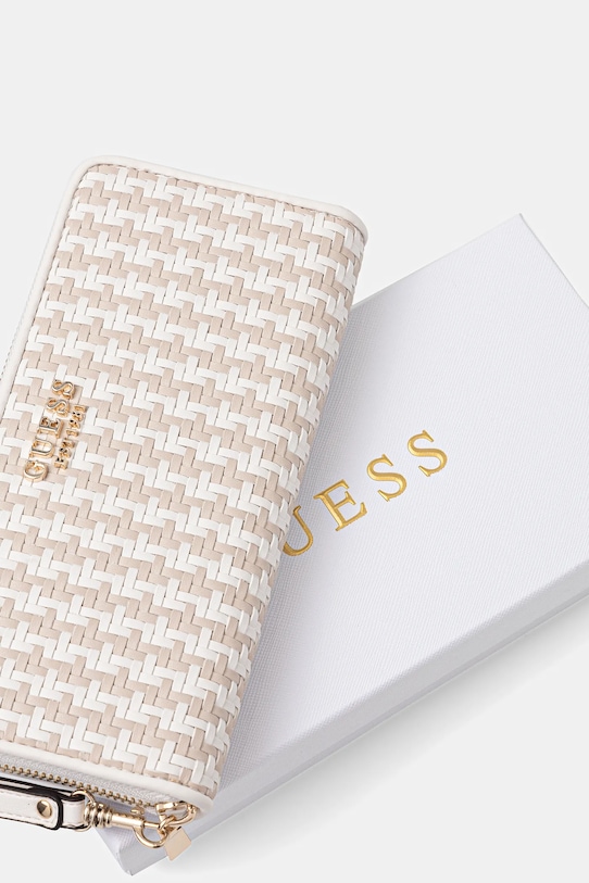 Guess portfel MIREMA beżowy SWWG96.31146