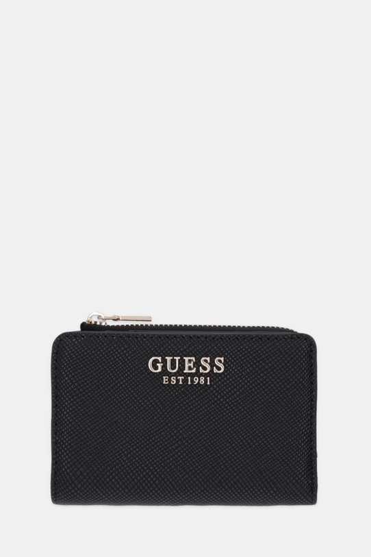 Guess portfel LAUREL imitacja skóry licowej czarny SWZG74.59156