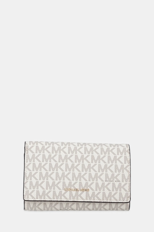 Novčanik MICHAEL Michael Kors imitacija zrnate kože bež 32T5GJ6D9B