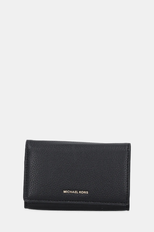 Denarnica MICHAEL Michael Kors Zrnato usnje črna 32T5GJ6D9L